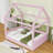 Full Upholstered Daybed with LED Light-1503821791
