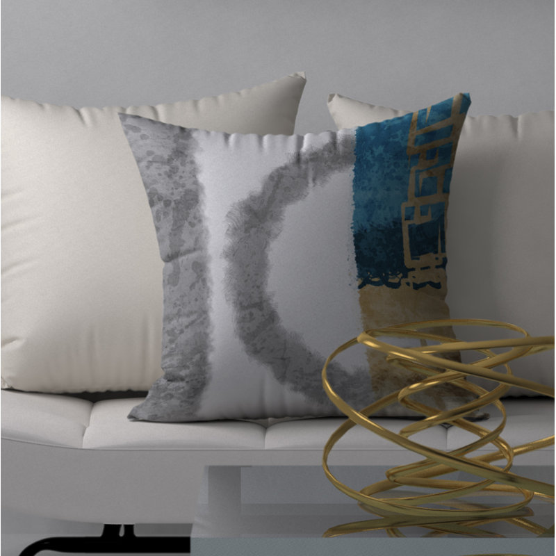 Reversible Throw Pillow, 24" x 24"