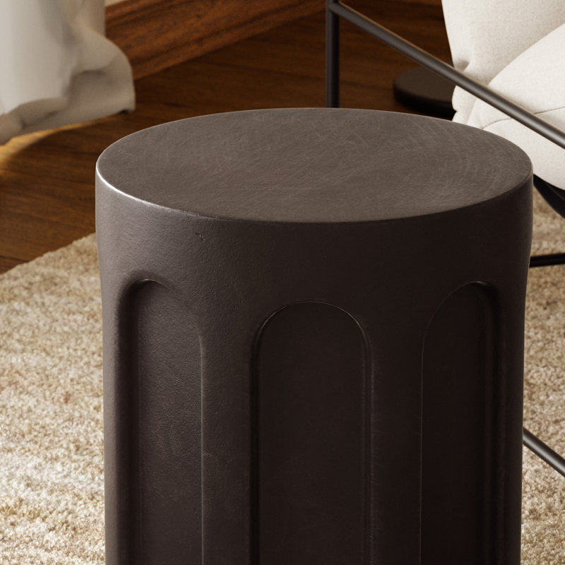 Mixx Garden Stool, Lava Brown