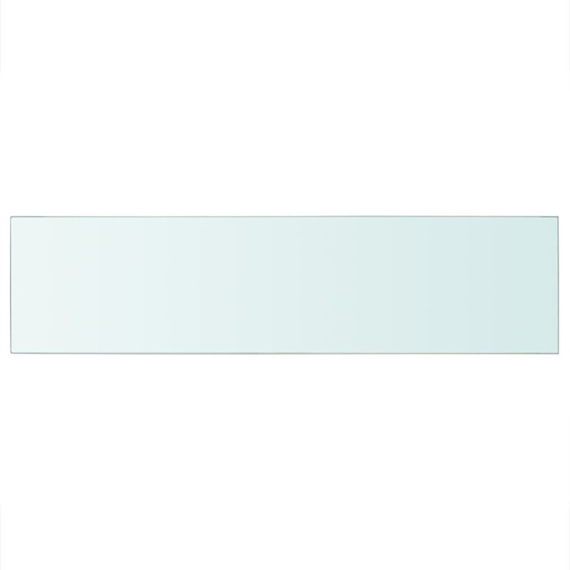 Wall Shelf Floating Shelf Display Shelf Wall Mounted Tempered Glass, 0.31" H x 39.4" W x 9.8" D