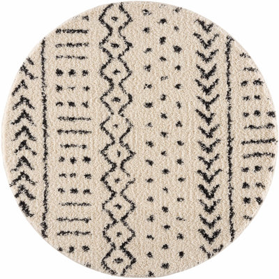 Tapis beige / noir Adein