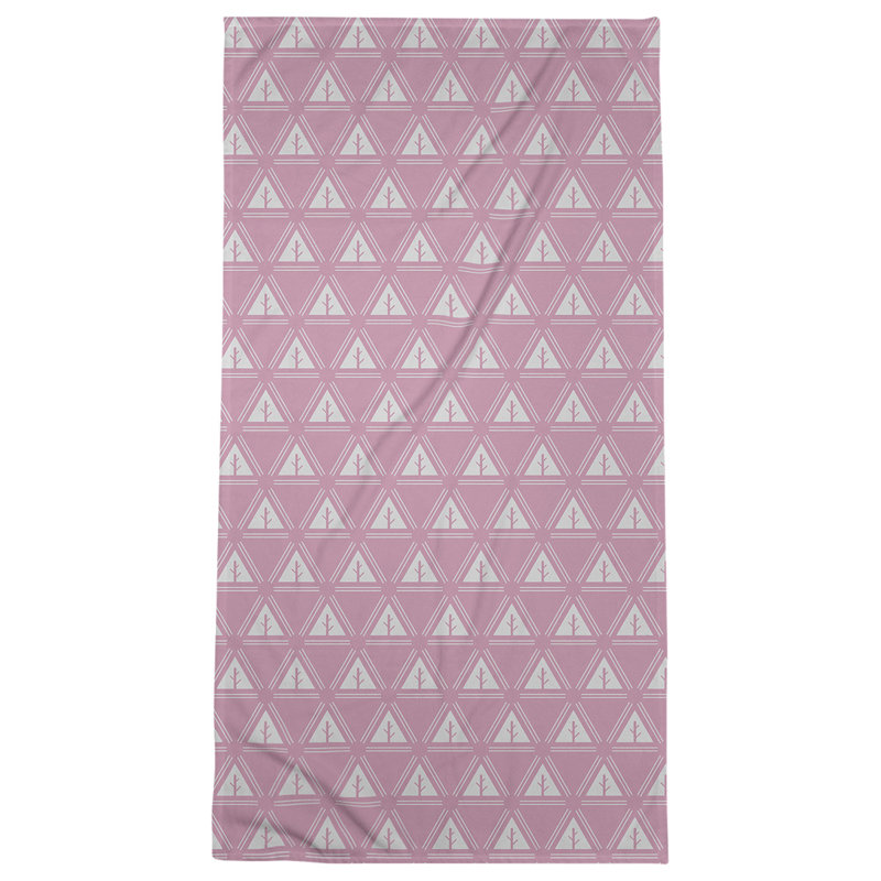 Barbra Bath Towel, Pink/Pearl River Gray