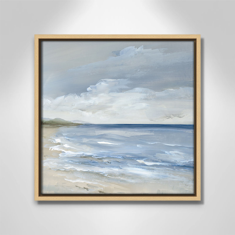 «Whispering Waves Print» par Nan, Flotteur naturel, H 13,5 po x l 13,5 po