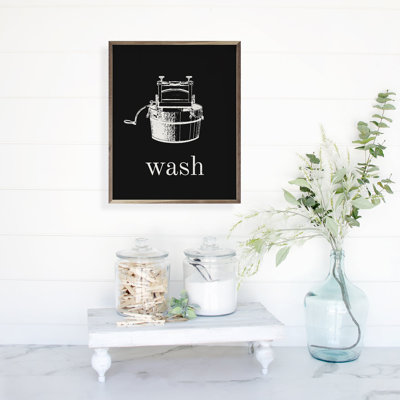 Wash With Icon Black