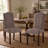 Fabric Upholstered Parsons Dining Chair ( Set of 2 )-831981357