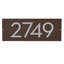 Floating 1-Line Wall Address Plaque-399379052-399379141