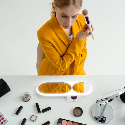 Miroir de coiffeuse avec pare-soleil Byootique