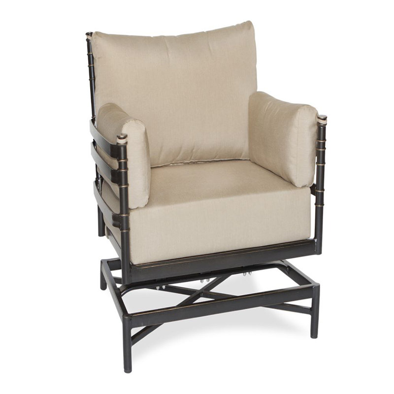 Lancaster 5 Piece Sunbrella Multiple Chairs Seating Group with Cushions, Spectrum Indigo