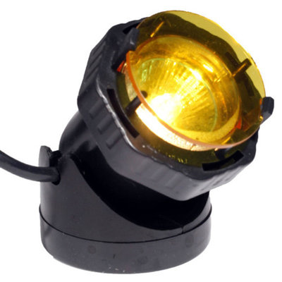 Ensemble de fontaine à lumière submersible 12V pour éclairage de bassin submersible avec ampoule DEL blanc froid incluse