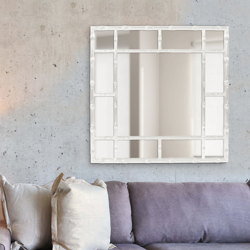 Miroir d'appoint sans cadre Eile, Blanc