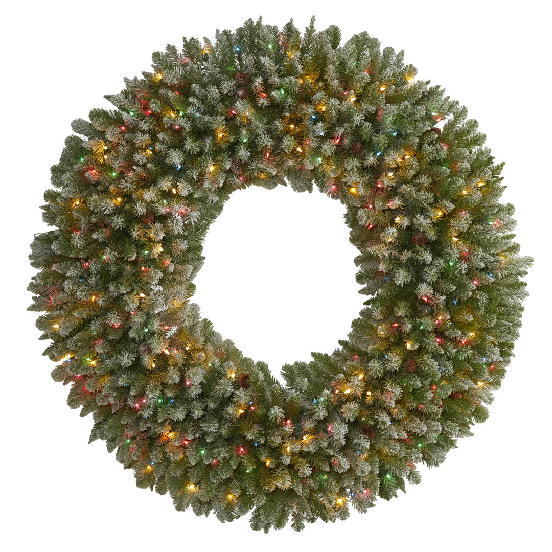 Faux Lighted 60'' Wreath The Holiday Aisle® Wreath 