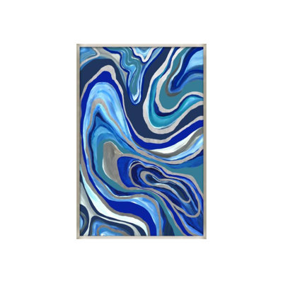 Silver Lining Geode I Print by Emma McCartney