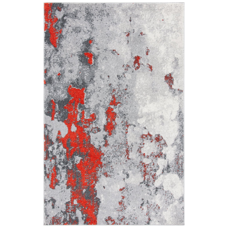 Drury Abstract Hand Woven Area Rug, Rectangle 183 x 274 cm