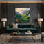 «Hawaiian Valleyys», art mural sur toile verte-122817080