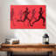 Tapis de couloir rouge Sireci-107850792
