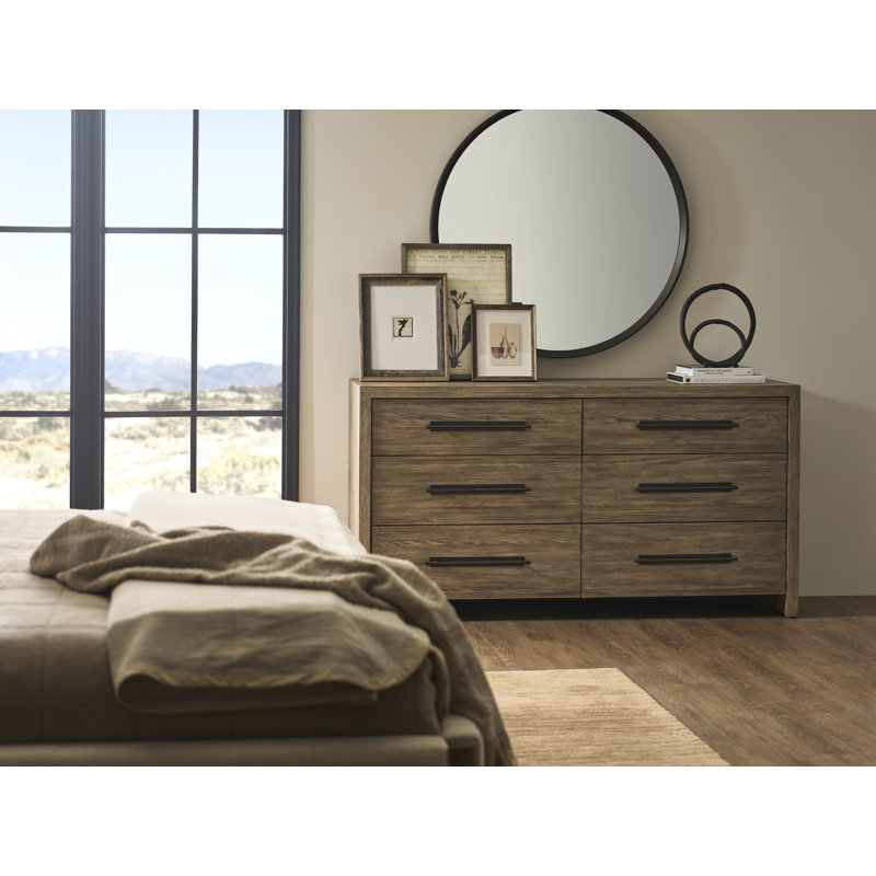 Dwell 6 - Drawer Dresser, Brown