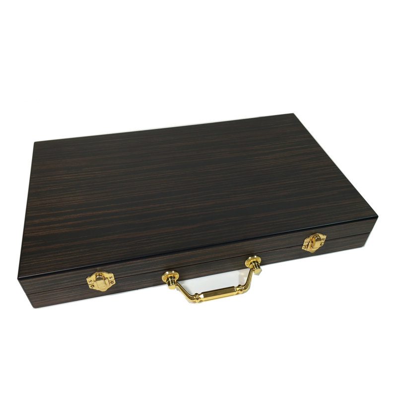 Jeu de backgammon brun