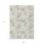 Tapis intérieur lavable à pois ivoire 9 pi x 12 pi brun et gris