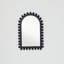 Willa Wood Ball Framed Arched Wall Mirror-1813035997-1813035986