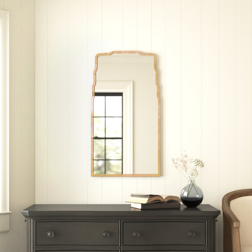 Birch Lane™ Jodi Asymmetrical Metal Wall Mirror & Reviews | Wayfair