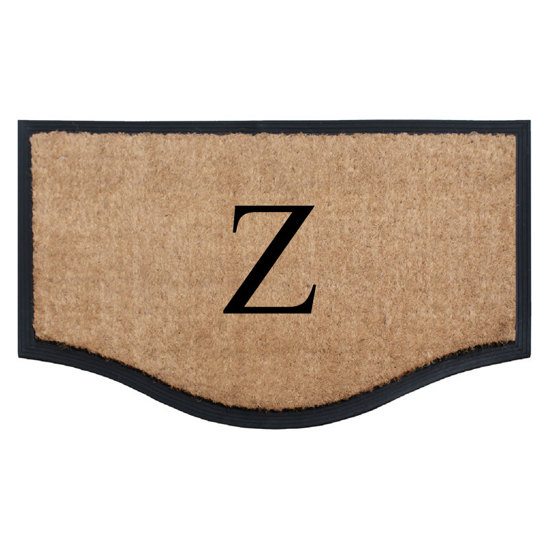 Tapis de porte d'extérieur antidérapant Garfinkel 24 po x 38 po, Z