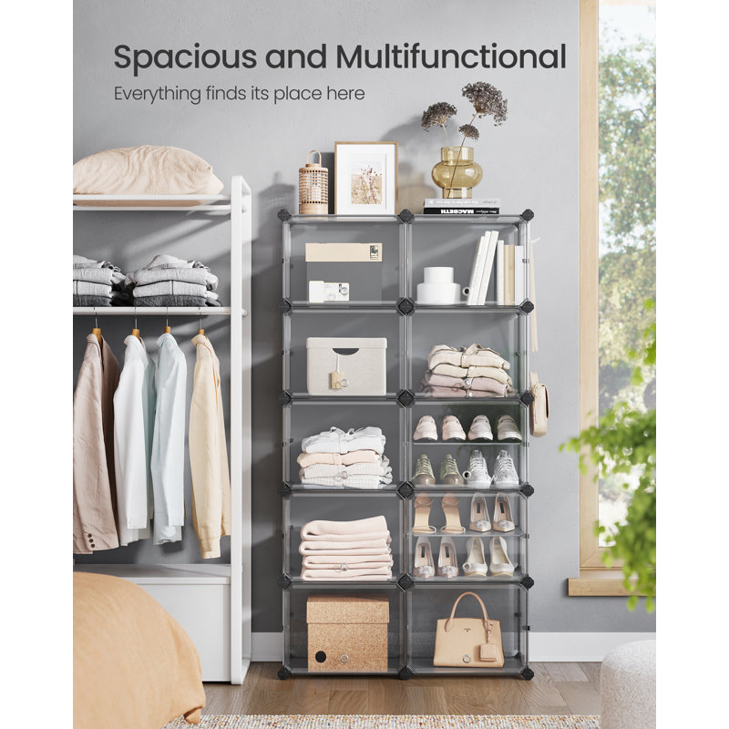 40 Pair Stackable Shoe Rack