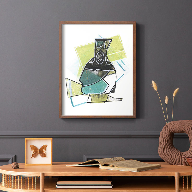 Jubilee Jugs II Framed Print - Solid Wood, Brown, 20" H x 16" W