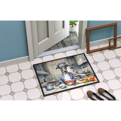 Gizem Non-Slip Indoor Only, Outdoor Doormat