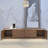 Modern simple pure black walnut TV cabinet-106591477