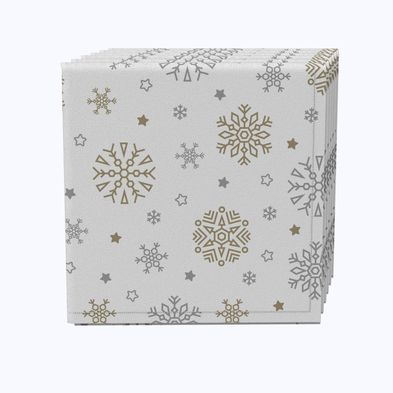 Edelmut 100% Cotton No Pattern Square Napkin