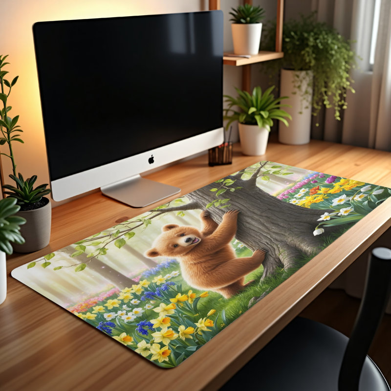 Polyester Desk Pad, 23.6x13.8
