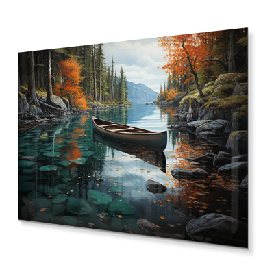Canada Canada Canoe II - impression sans cadre sur métal