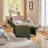 Mid-Century Recliner Sofa - Upholstered Single Reclining Chair With Adjustable Positions For Living Room, Bedroom Or Home Theater-1485238384-1485238389
