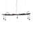 72" Long Winter Solstice Revival Goblet 5 Light Oblong Chandelier