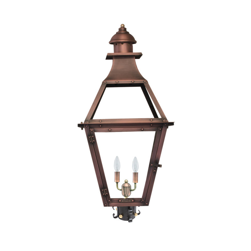 Jackson Outdoor Wall Lantern, 28" H x 11" W x 11" D