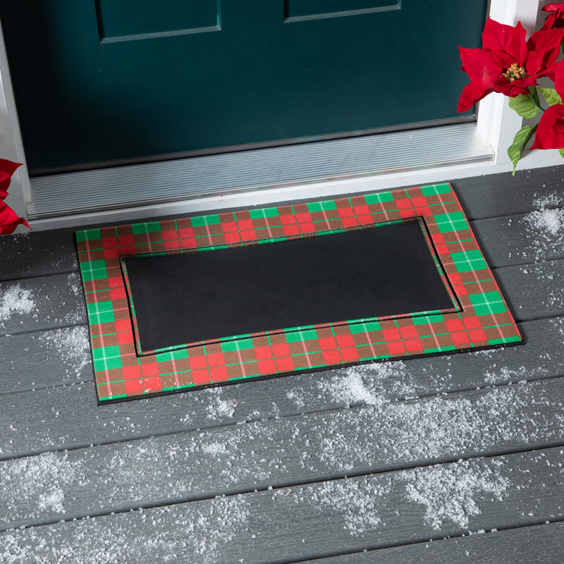 Tapis de porte antidérapant Linsk Christmas