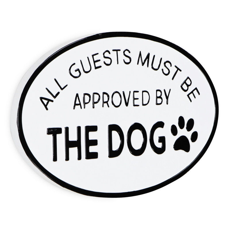 Tous les invités doivent être approuvés par l’décoration murale dog