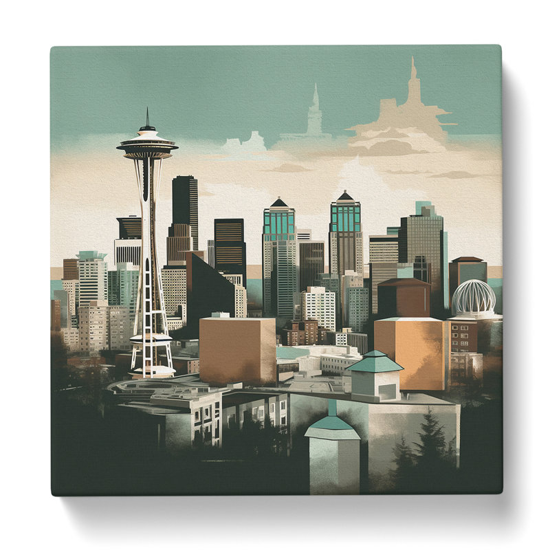 Skyline Mid-Century No.3 - No Frame Print