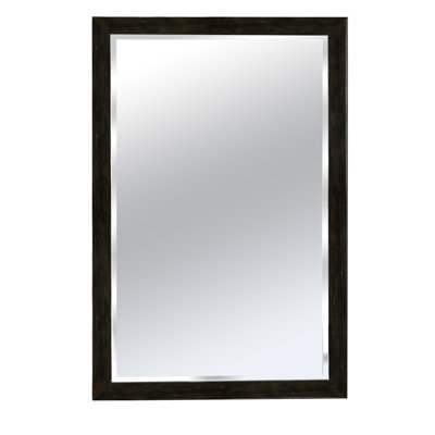 Cocopah Wood Flat Wall Mirror