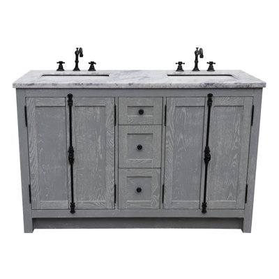 Ensemble de meuble-lavabo double 55 po Keesha