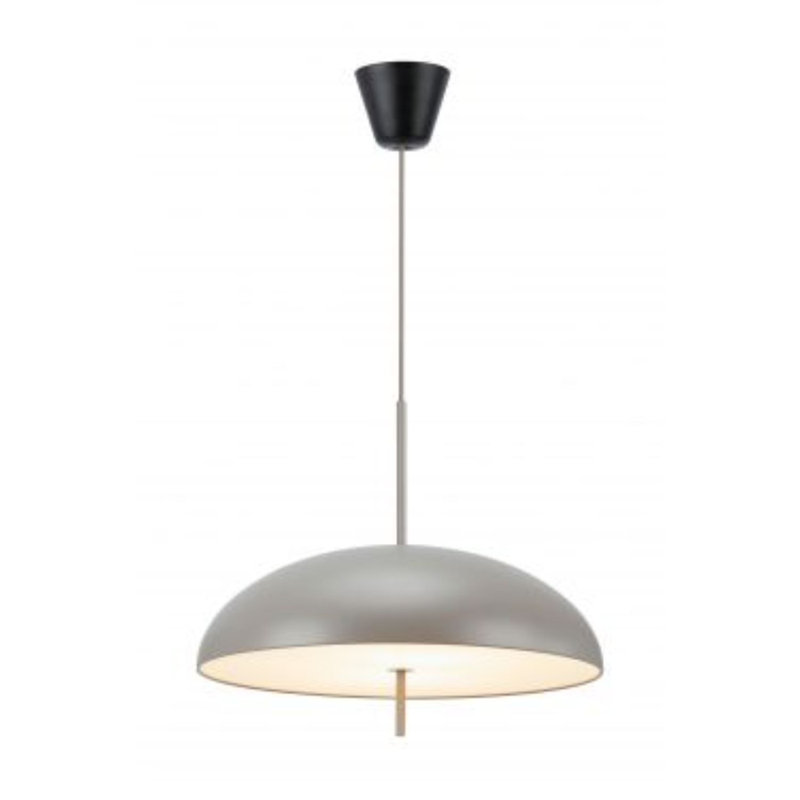 1 - Light Dome Pendant, Brown