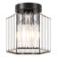 Plafonnier semi-encastré cylindrique 1 lumière à intensité variable pour couloir de cuisine pour chambre à coucher-1392305989