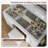 13 Drawers Vanity Desk, Makeup Vanity With Power Outlet, Vanity Table With Mirror And 12 LED Bulbs, 3 Color Lighting Modes, Glass Top Dressing Table Set-1187447808