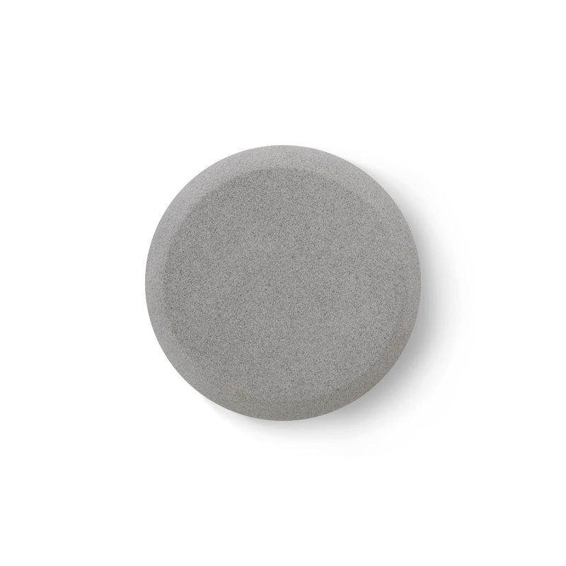 River Stone End Table, Dark Granite