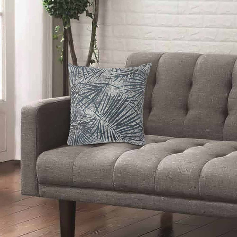 Housse et insert de coussin carré Nohoff, Gris, H 18 po x l 18 po
