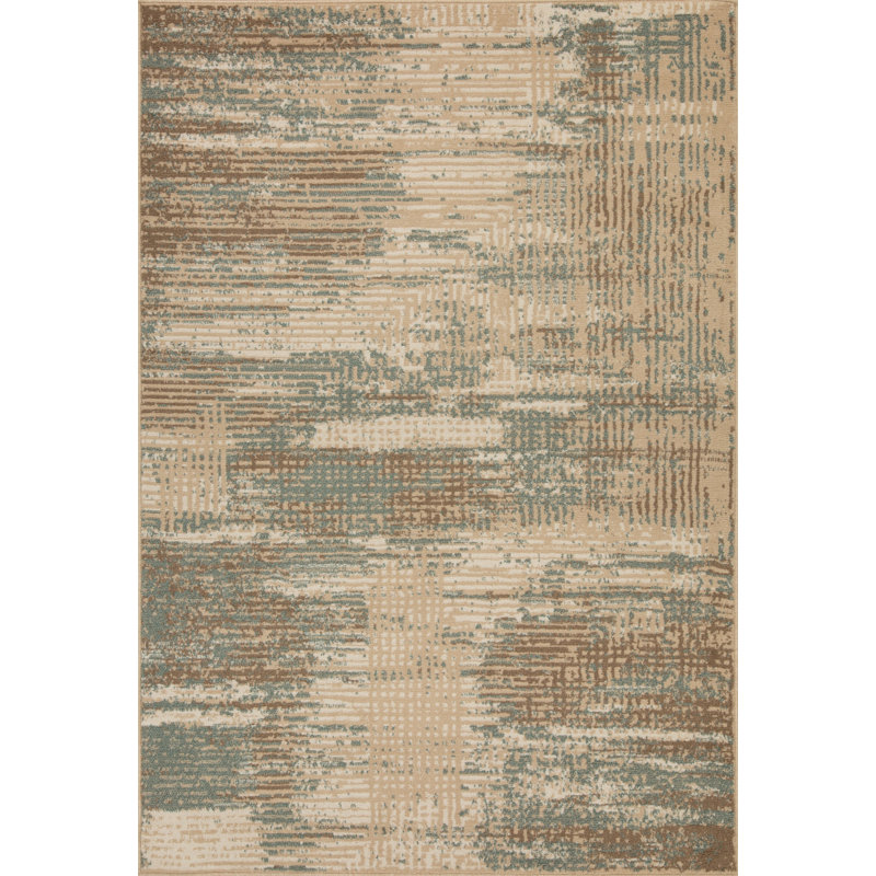 Kriselia Collection Abstract Area Rug, 5'2 x 7'7