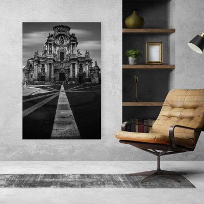 Dramatic Baroque Facade Dramatic Abstract Contemporary Architecture City Wall Art
