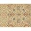 Hand Knotted Wool Area Rug in Gold
