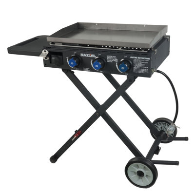 Razor Griddle 3 - Burner Portable Liquid Propane Gas Grill