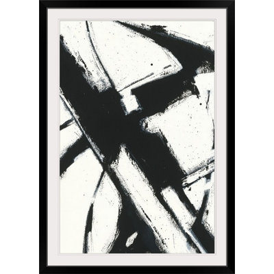 « expression abstract i white » par shirley novak, reproduction d’art